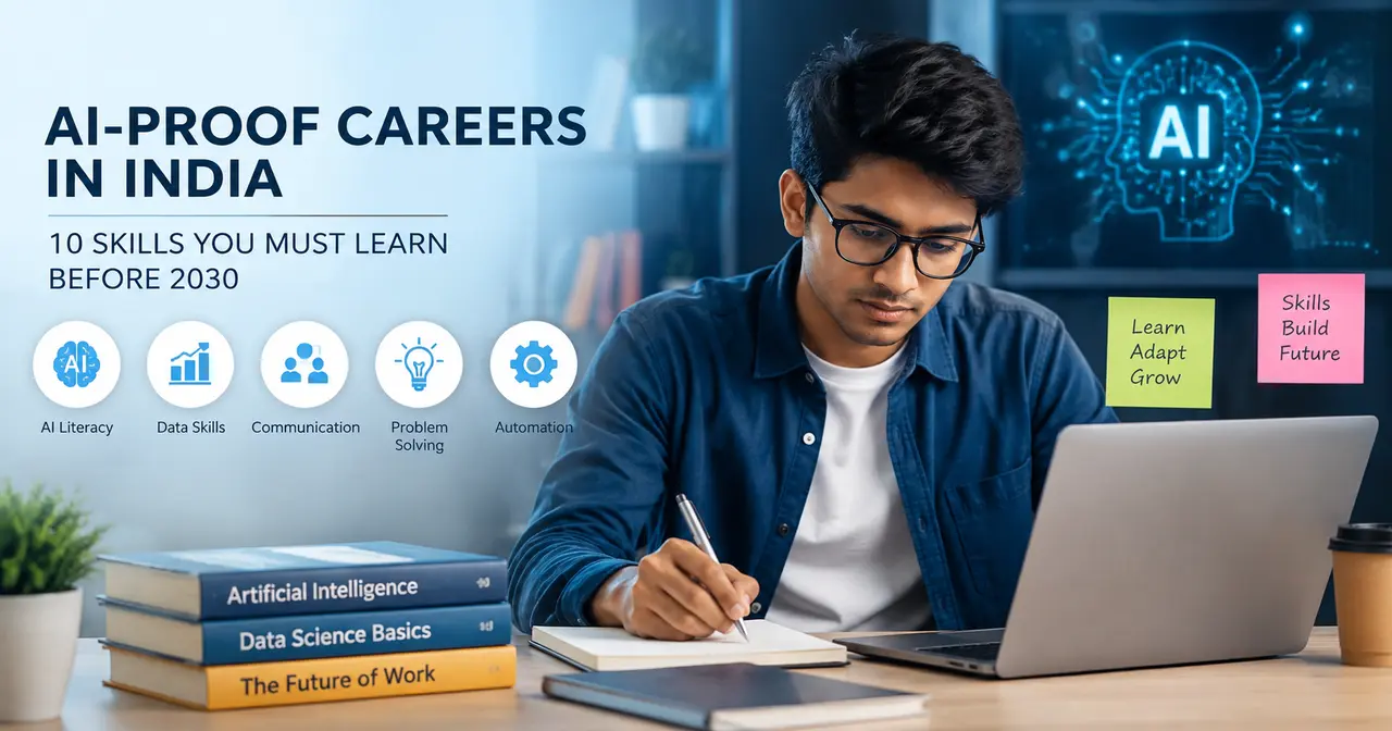 AI-Proof Careers in India: 10 Skills You Must Learn Before 2030